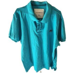 Aeropostale Short Sleeve Teal Men's Polo